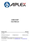 Aplex AHM-6159P User manual