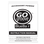 Accessory Power GOgroove Instruction manual