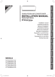 Daikin CTXS35K2V1B Installation manual