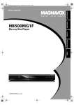 Magnavox NB500MG1F - Blu-Ray Disc Player Owner`s manual