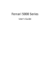 Acer Ferrari F-17 User`s guide