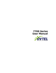 DVTEL 7701EA User manual