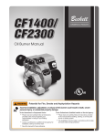 Beckett CF 2300A Instruction manual