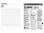 Campbell Hausfeld FP2400 Operating instructions