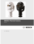 Bosch MIC 612 Series Installation manual
