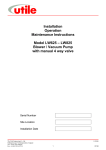 Utile LW825 Operating instructions