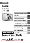 Canon DIGITAL IXUS 55 User guide