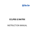 Clear-Com ECLIPSE MATRIX Instruction manual