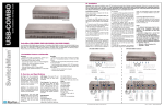 Raritan SW4-USB Setup guide