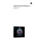 Apple Remote Desktop Specifications