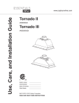 Essentials Tornado II AK8200AS Installation guide