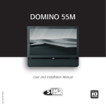 Sim2 DOMINO 55M Installation manual