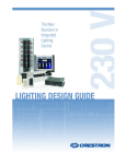 Crestron Lighting Design Installation guide