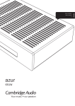 Cambridge Audio 651W User`s manual