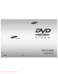 Samsung DVD-M107/XFA User`s manual