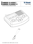 Visonic AMBER CLASSIC User`s guide