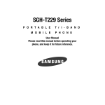 Samsung SGH-t229 User manual
