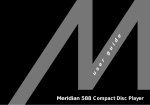 Meridian 588 User guide