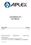 Aplex ACS-2685 User manual