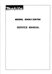 Makita EH561 Service manual