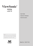 ViewSonic LCD TV VS12117-1M User guide