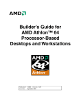 AMD AMD Athlon 64 Specifications