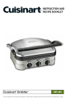 Cuisinart GHI0316IB-1-1 Operating instructions