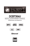 Dual DCBT304U User`s manual