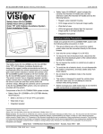 Safety Vision SV-LCD70RP Installation guide