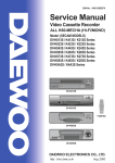 Daewoo DV- K213S Series Service manual