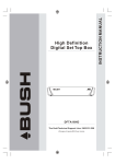 Bush DFTA16HD Instruction manual