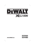 DeWalt DCF825-XE Technical data