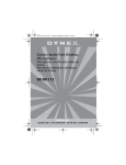 Dynex DX-M1113 - Hands-Free Wireless Microphone User guide