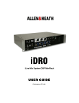 ALLEN & HEATH iPS10 User guide