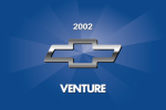 Chevrolet 2002 Venture Owner`s manual
