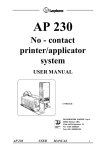 DATAPROCESS ST 230 User manual
