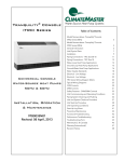 ClimateMaster OD Series Service manual