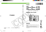 Canon PowerShot A60 User guide