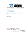 Wohler ALARM-24 Series User guide