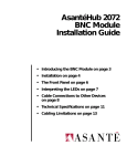 Asante 10Base2 Installation guide