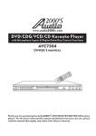 Audio2000's AVC7504 Owner`s manual
