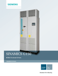 Siemens SINAMICS G150 Specifications