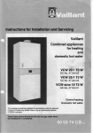 Vaillant VCW 25 Specifications