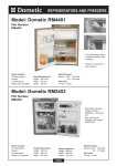 Dometic RM2453 and Operating instructions