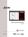 Aviom A360 User guide