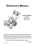 MTD E660F Operator`s manual