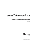 Sharp e-Copy ShareScan Setup guide