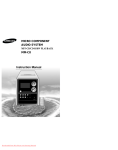 Samsung MM-C8R Instruction manual