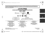 Alpine CDE-183BT Owner`s manual