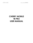 Cherry T8 PRO User guide